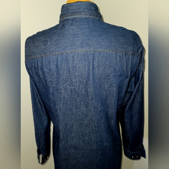 California Talls button front denim  Sz 10 🇺🇸 - Picture 7 of 15